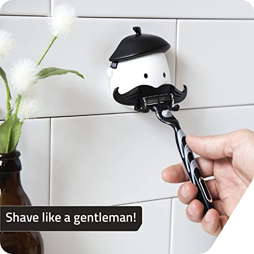 PELEG Design Mr. Razor Suction Cup Razor Holder for Shower and Bathroom