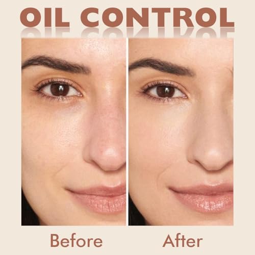 FeiCuiYun Oil Control Matte Face Powder Compact 02 Natural Beige, Waterproof & Long Lasting
