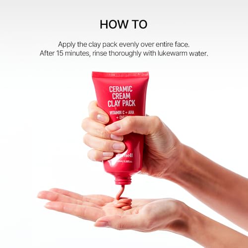 Parnell AHA Omija Cream Clay Mask - Cooling, Pore Purifying 3.38 fl oz