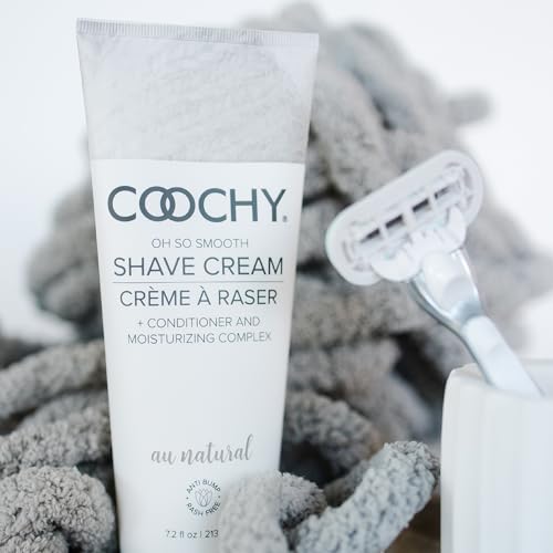 Coochy Shave Cream - Moisturizing Intimate Shaving Cream - 12.5 oz Au Natural