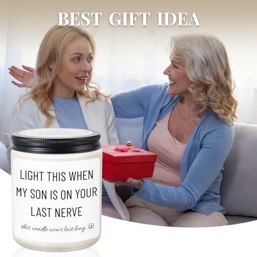 Humorous Lavender Candle Gift for Daughter-in-Law - 7oz
