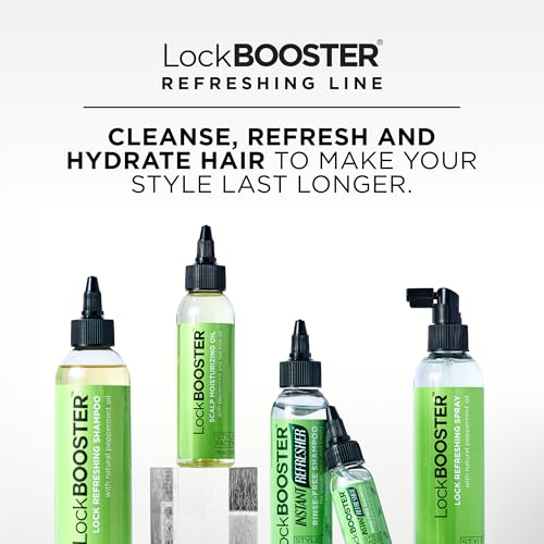 LockBOOSTER Refreshing Shampoo for Braids, Twists & Locs - 8 oz