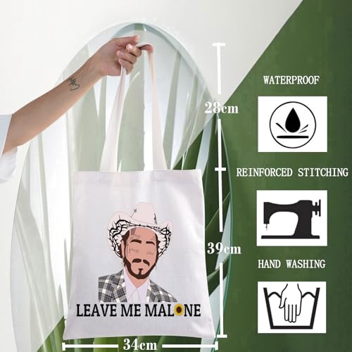 Leave Me Singer Inspired Makeup Bag - Waterproof Canvas Zipper Pouch