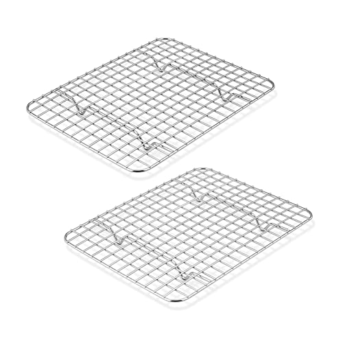 P&P CHEF 9.75 Inch Stainless Steel Cooling Racks Set of 2