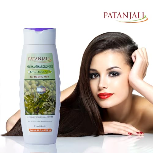 Patanjali Kesh Kanti Anti-Dandruff Shampoo - Herbal Hair Cleanser (2 Pack)