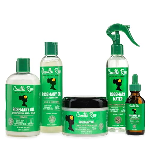 Camille Rose Rosemary Oil Shampoo for Stronger Hair Growth - 12 Oz