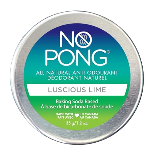No Pong Luscious Lime Natural Deodorant 35g - Aluminum-Free