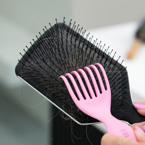 FRAMAR Hair Brush Cleaner Tool - Dual-Edge Design for All Brushes