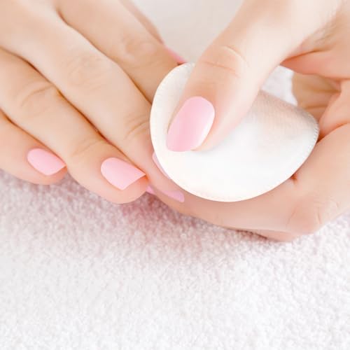 Diane Large Cotton Ovals Makeup Remover Pads - 100% Pure Cotton, 100-Count