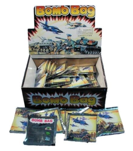 TKT Bomb Bags - 72-Pack Party Novelty Pop Bags for Outdoor Fun