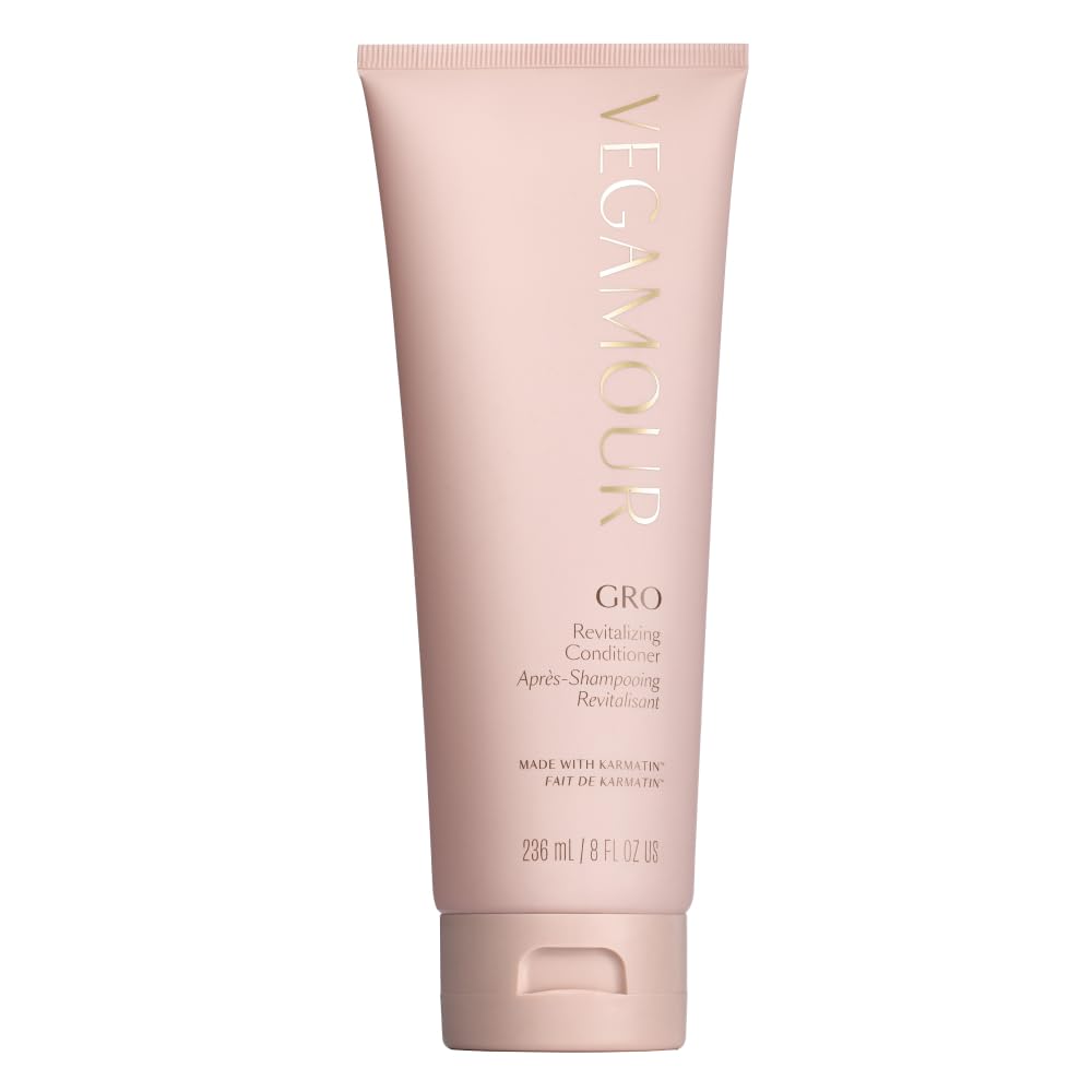 VEGAMOUR GRO Revitalizing Conditioner - Smooth & Strengthen Thinning Hair | Vegan, Cruelty-Free, 8 Fl Oz