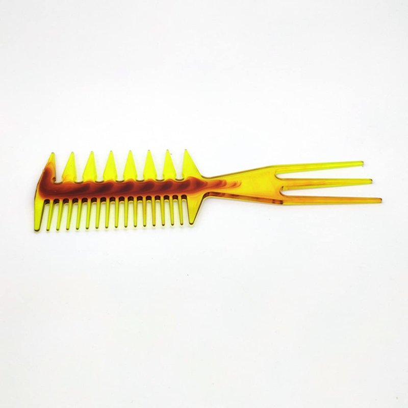 Oil Hairstyle Comb for Men 8.26 Inch Wide Tooth Hair Styling Comb with Scalp Massage Lightweight Salon Tool for Slicked-Back and Pomade Hairstyles 2 Pack
