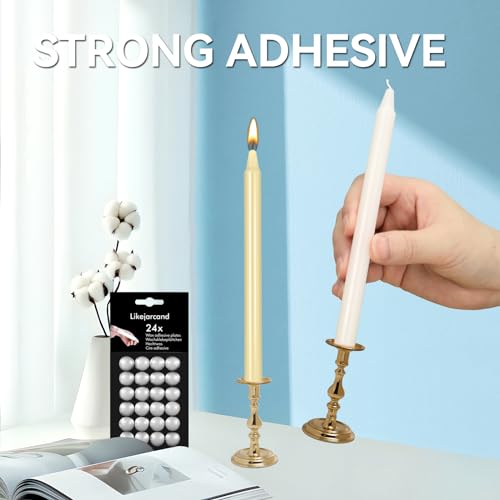 96 Pack Candle Wax Adhesive Dots for Secure Candle Placement