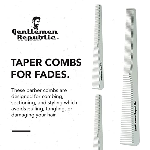 Gentlemen Republic Taper Comb for Precision Men's Haircuts