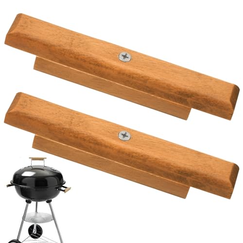 Wooden Replacement Handle for Weber Charcoal Grill - 2 Pack