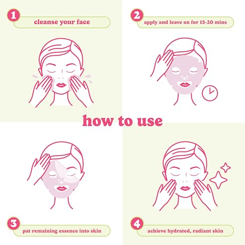 Mocktail Face Mask Set by ESW Beauty - 3 Pack Korean Skin Care