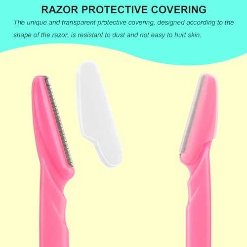 66 Pcs Eyebrow & Face Razor Set for Women & Men with Protective Cover - Safe & Easy to Use