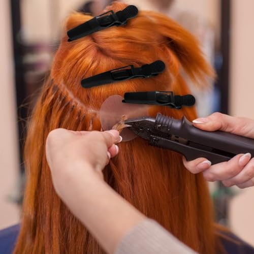 30 Pack Black Alligator Hair Clips for Styling & Sectioning
