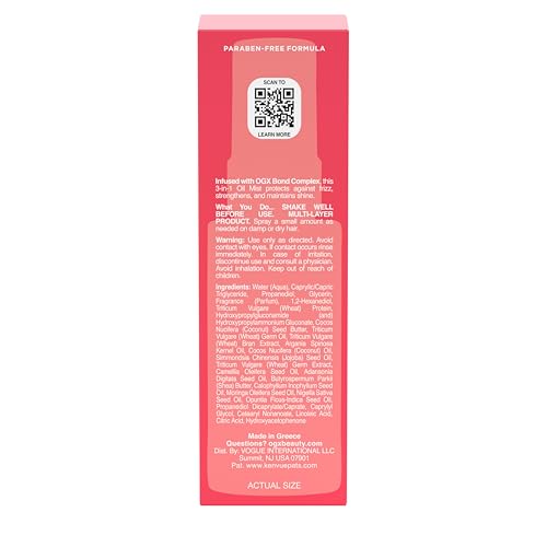 OGX Repair & Protect Bond Protein 3-in-1 Hair Oil Mist, 1.7 oz