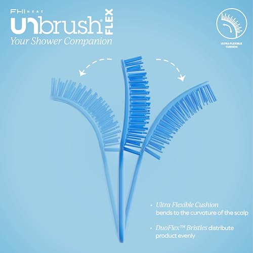 FHI Heat UNbrush Flex Detangling Brush - Anti-Static, Pain-Free