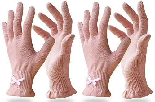 Evridwear Cotton Touchscreen Moisturizing Gloves for Dry Hands