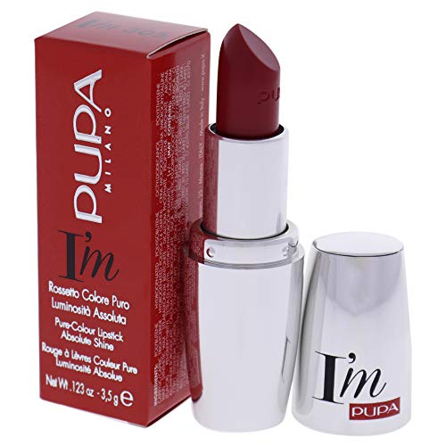 Pupa Milano I'M Pupa Lipstick 305 Cherry - Intense Color, Luminous Finish, Paraben-Free