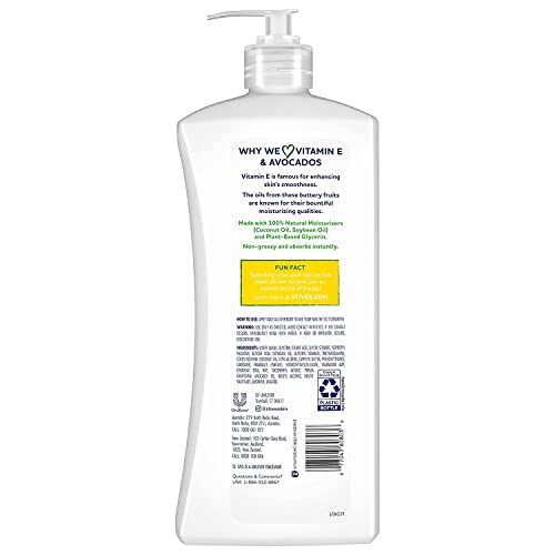 St Ives Daily Hydrating Body Lotion 21 Fl Oz (2 Pack) - Vitamin E & Avocado