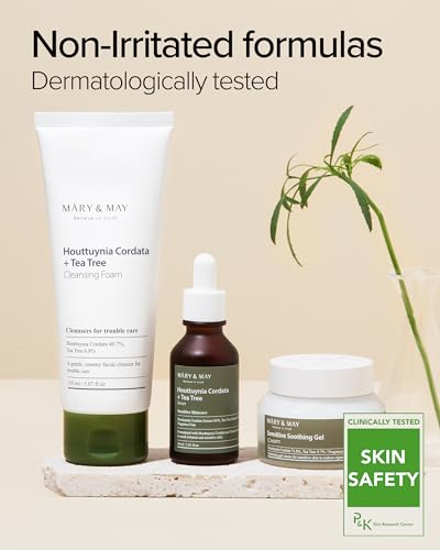 Mary&May Heartleaf Tea Tree Cooling Gel Cream - 2.46 oz
