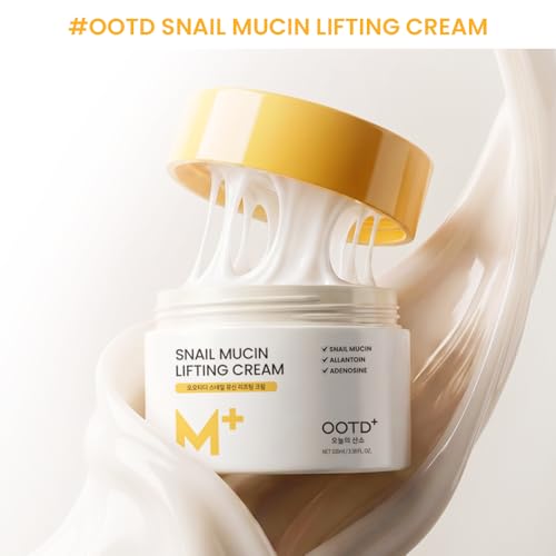 #OOTD Snail Mucin Face Moisturizer Cream - Fragrance-Free Anti-Aging Hydrating Skin Care