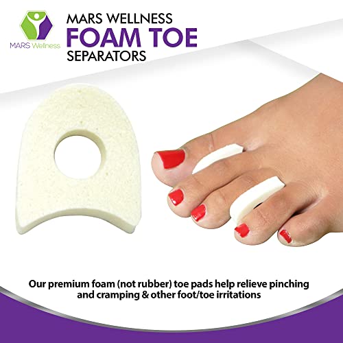 Foam Toe Separators for Foot Pain Relief - 50 Count Pack