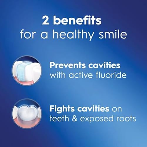 Crest Fluoride Anticavity Toothpaste Regular 8.2 oz, Pack of 5