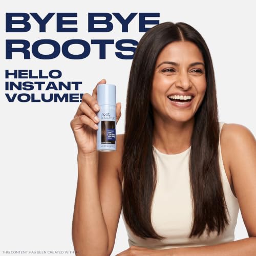 Clairol Root Touch-Up Color + Volume 2-in-1 Temporary Spray, Dark Brown – 1.8 oz (Pack of 2)