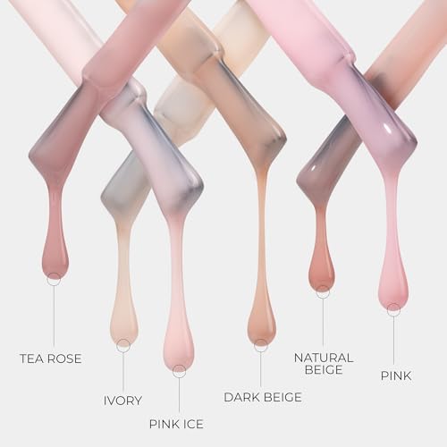 Kodi Professional Natural Rubber Base Gel – Camouflage Manicure Base Coat