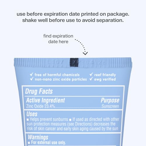 Thinksport Mineral Sunscreen SPF 30, Reef-Safe Zinc Oxide, 3 Fl Oz