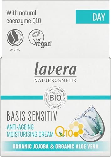 lavera Basis Sensitive Anti-Wrinkle Moisturizing Cream with Q10 & Aloe Vera