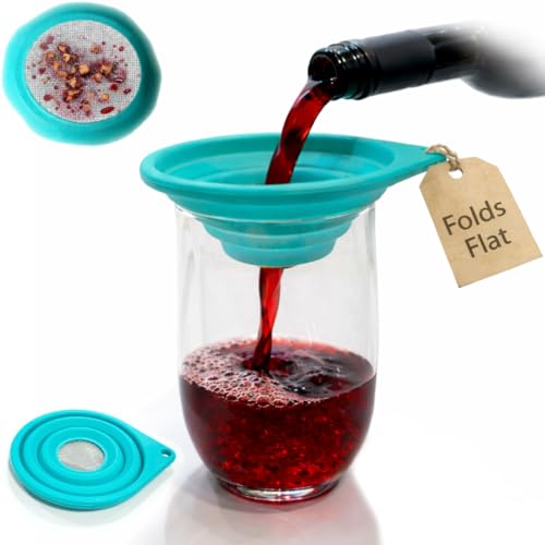PocketStrainer Collapsible Fine Mesh Strainer - 400 Micron Stainless Steel for Tea, Coffee, Juice & Broth