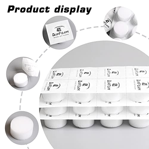 CINRA 24Pcs Eco-Friendly Tattoo Dip Foam Cleaning Caps