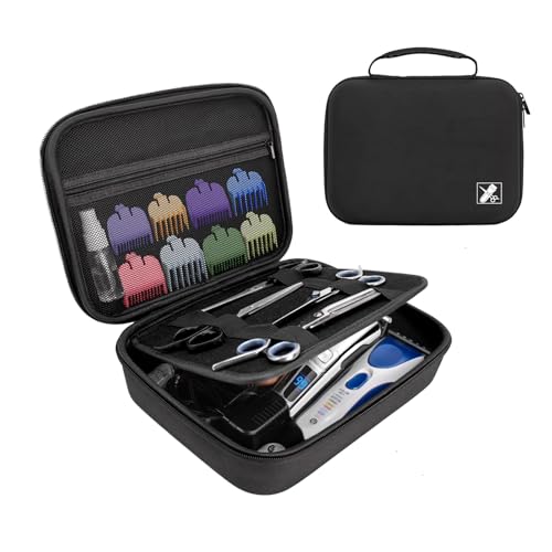 Klawdsky Hard Hair Clipper Travel Case - Barber Grooming Tool Organizer
