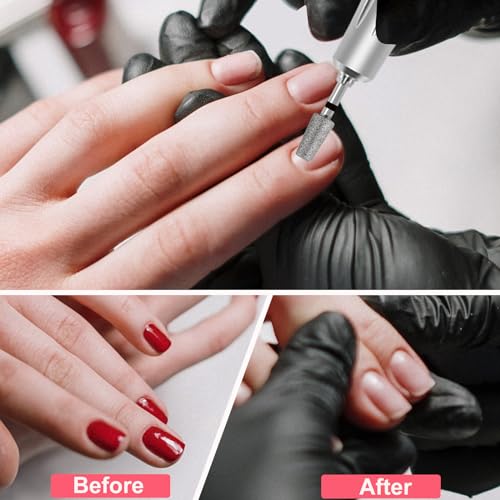 HungGato Coarse Tapered Barrel Nail Drill Bits for Cuticle & Nail Removal