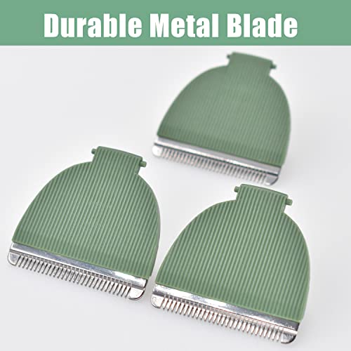 3 Pack Replacement Blades for Meridian Trimmer - Ceramic & Stainless Steel