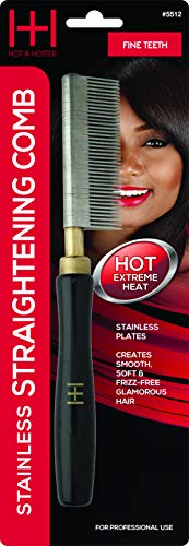 Annie Straightening Comb with Fine Teeth for Precision Hair Styling