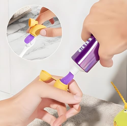 Banana Toothbrush Holder Set - 2-in-1 Portable Cover with Toothpaste Storage