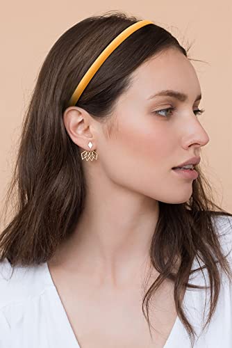 WOVOWOVO 12 Pcs Thin Plastic Headbands with Teeth - Simple Style
