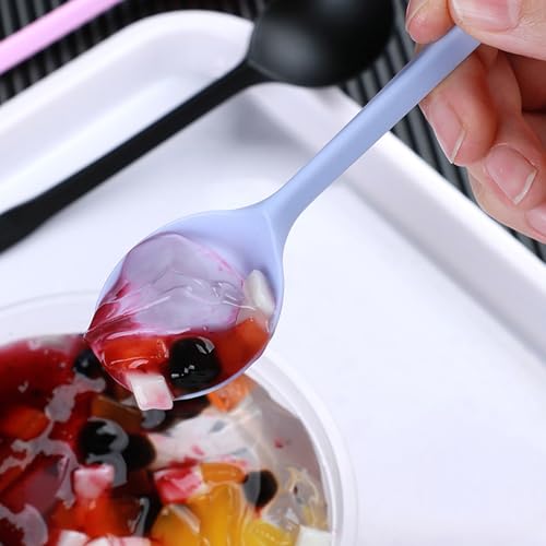 100 Heavy-Duty Disposable Soup Spoons - Individually Wrapped Plastic