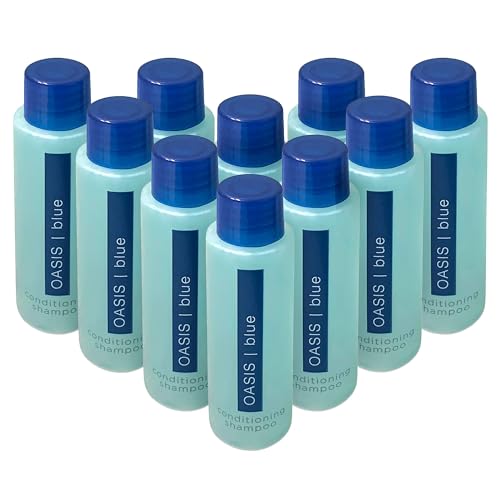 Travel-Size 2-in-1 Shampoo & Conditioner Set - Leak-Free Mini Bottles, 10 Pack