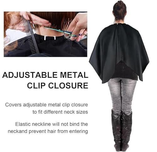Adjustable Waterproof Hair Cape for Salon & Home Use