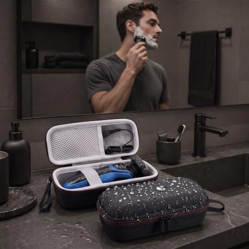 Hard Shell Travel Case for Braun Series 9 Pro, 8, and 7 Electric Shavers