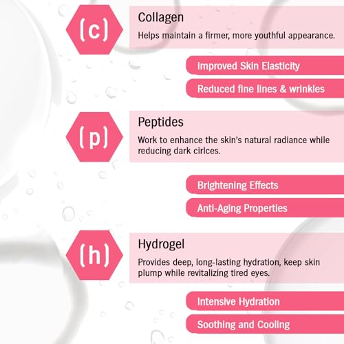 Skincyclopedia Collagen & Peptide Hydrogel Under Eye Patches - 60 Pcs