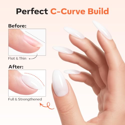 Modelones Milky White Builder Top Coat Gel Polish 15ML