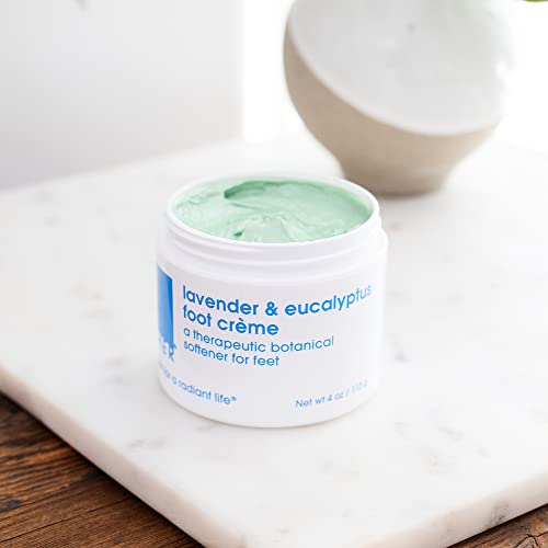 LATHER Lavender & Eucalyptus Foot Cream for Cracked Heels – Moisturizing 4 oz
